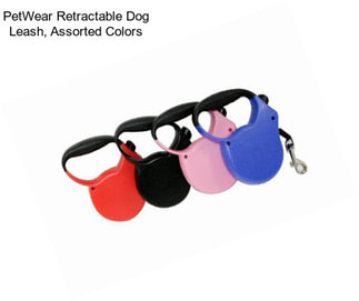 PetWear Retractable Dog Leash, Assorted Colors