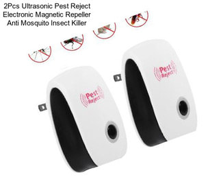 2Pcs Ultrasonic Pest Reject Electronic Magnetic Repeller Anti Mosquito Insect Killer