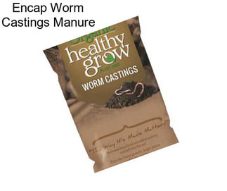 Encap Worm Castings Manure