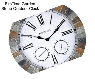 FirsTime Garden Stone Outdoor Clock