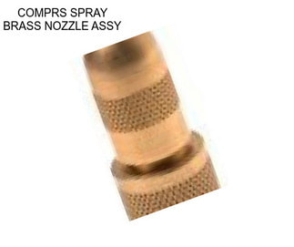 COMPRS SPRAY BRASS NOZZLE ASSY