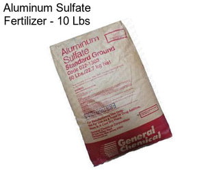 Aluminum Sulfate Fertilizer - 10 Lbs
