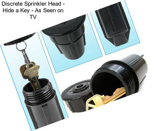 Discrete Sprinkler Head - Hide a Key - As Seen on TV