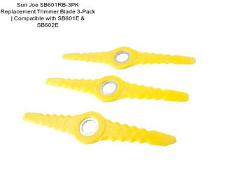 Sun Joe SB601RB-3PK Replacement Trimmer Blade 3-Pack | Compatible with SB601E & SB602E