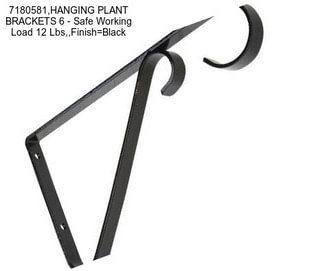 7180581,HANGING PLANT BRACKETS 6\