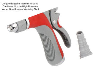 Unique Bargains Garden Ground  Car Hose Nozzle High Pressure Water Gun Sprayer Washing Tool