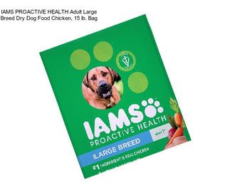 IAMS PROACTIVE HEALTH Adult Large Breed Dry Dog Food Chicken, 15 lb. Bag