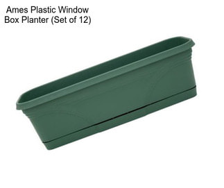 Ames Plastic Window Box Planter (Set of 12)