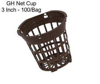 GH Net Cup 3 Inch - 100/Bag