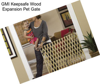 GMI Keepsafe Wood Expansion Pet Gate