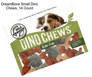 DreamBone Small Dino Chews, 14 Count