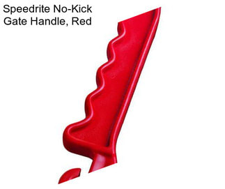 Speedrite No-Kick Gate Handle, Red