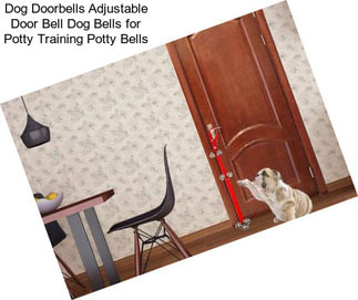 Dog Doorbells Adjustable Door Bell Dog Bells for Potty Training Potty Bells