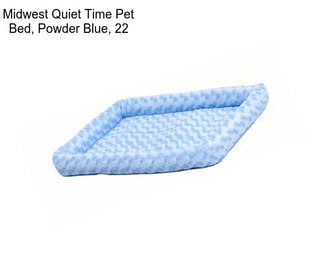 Midwest Quiet Time Pet Bed, Powder Blue, 22\
