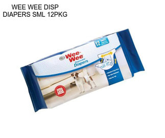 WEE WEE DISP DIAPERS SML 12PKG