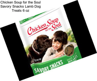 Chicken Soup for the Soul Savory Snacks Lamb Dog Treats 6 oz