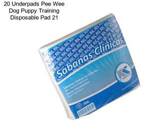 20 Underpads Pee Wee Dog Puppy Training Disposable Pad 21