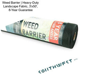Weed Barrier | Heavy-Duty Landscape Fabric, 3\'x50\', 8-Year Guarantee