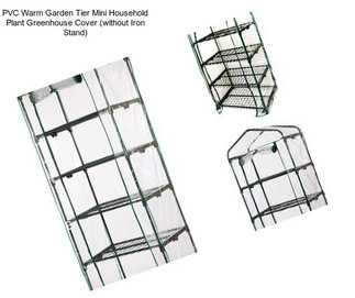 PVC Warm Garden Tier Mini Household Plant Greenhouse Cover (without Iron Stand)