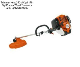 Trimmer Husq25Cc4Cycl 17In Sgt Poulan Weed Trimmers 224L 024761021302
