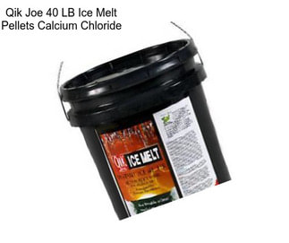 Qik Joe 40 LB Ice Melt Pellets Calcium Chloride