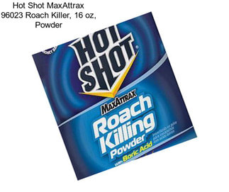 Hot Shot MaxAttrax 96023 Roach Killer, 16 oz, Powder