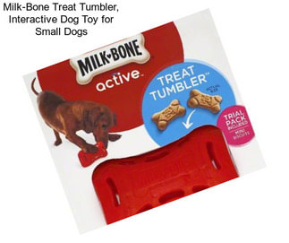 Milk-Bone Treat Tumbler, Interactive Dog Toy for Small Dogs