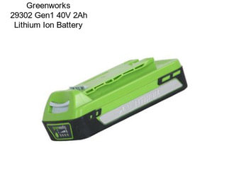 Greenworks 29302 Gen1 40V 2Ah Lithium Ion Battery