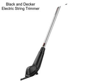 Black and Decker Electric String Trimmer