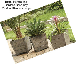 Better Homes and Gardens Cane Bay Outdoor Planter - Large