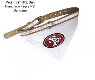 Pets First NFL San Francisco 49ers Pet Bandana