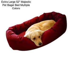 Extra Large 52\'\' Majestic Pet Bagel Bed Multiple Colors