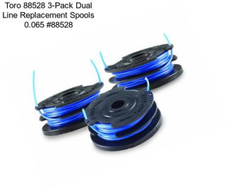 Toro 88528 3-Pack Dual Line Replacement Spools 0.065 #88528