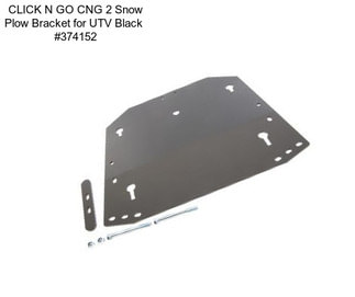 CLICK N GO CNG 2 Snow Plow Bracket for UTV Black  #374152