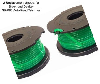 2 Replacement Spools for Black and Decker SF-080 Auto Feed Trimmer