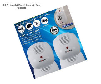 Bell & Howell 4-Pack Ultrasonic Pest Repellers