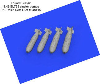 Eduard Brassin 1:48 BL755 cluster bombs PE-Resin Detail Set #648415