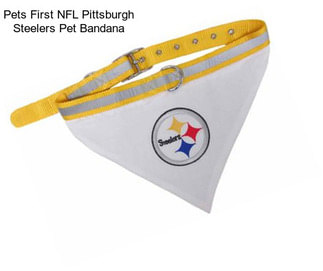 Pets First NFL Pittsburgh Steelers Pet Bandana