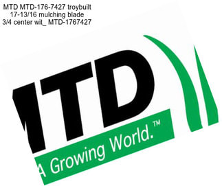 MTD MTD-176-7427 troybuilt 17-13/16\