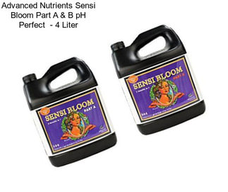 Advanced Nutrients Sensi Bloom Part A & B pH Perfect  - 4 Liter