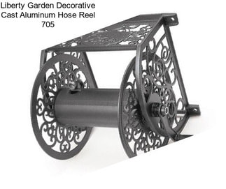 Liberty Garden Decorative Cast Aluminum Hose Reel 705