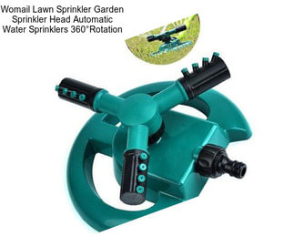 Womail Lawn Sprinkler Garden Sprinkler Head Automatic Water Sprinklers 360°Rotation