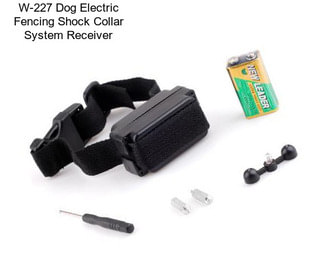 W-227 Dog Electric Fencing Shock Collar System Receiver