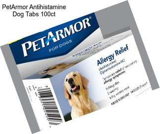 PetArmor Antihistamine Dog Tabs 100ct