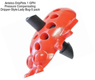 Antelco DripPets 1 GPH Pressure Compensating Dripper-Style:Lady Bug-5 pack