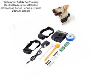 Waterproof Safety Pet Training Control Underground Electric Device Dog Fence Fencing System 2 Shock Collars