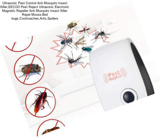 Ultrasonic Pest Control Anti Mosquito Insect Killer,EECOO Pest Reject Ultrasonic Electronic Magnetic Repeller Anti Mosquito Insect Killer Repel Mouse,Bed bugs,Cockroaches,Ants,Spiders