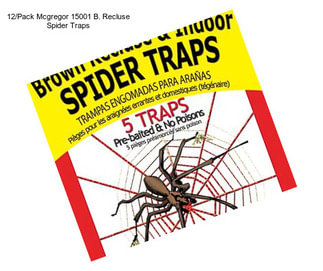 12/Pack Mcgregor 15001 B. Recluse Spider Traps