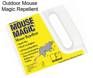 Outdoor Mouse Magic Repellent