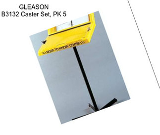GLEASON B3132 Caster Set, PK 5